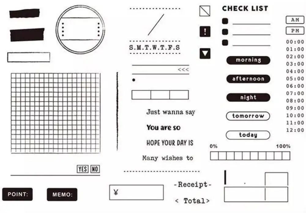 routine Transparent Clear Stamps for D Stamp Or stamp DIY Scrapbooking Kids Fun Decoration Supplies A543 | Канцтовары для офиса и