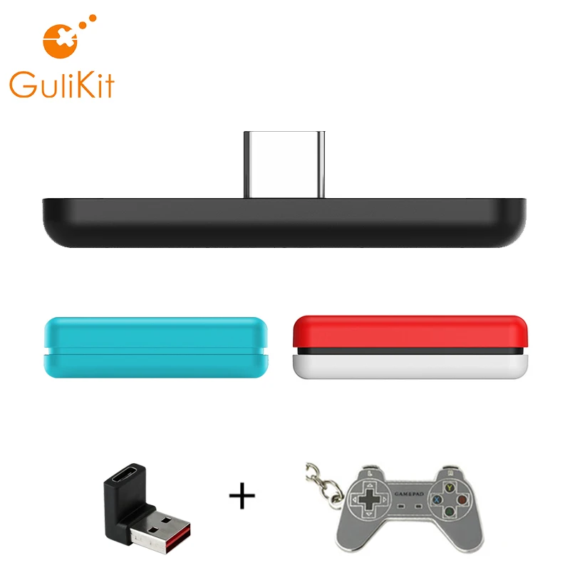 

GuliKit NS07 Bluetooth 5.0 Route Air Wireless Audio USB Transmitter Adapter for Nintendo Switch Switch Lite PS4 PC