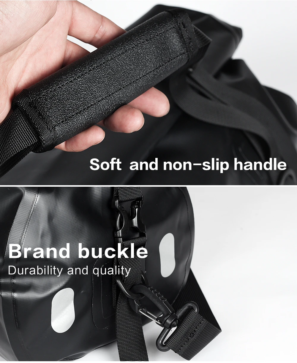 Rhinowalk Bicycle Luggage Bags 20L Full Waterproof for Road Bike Rear Rack Trunk Cycling Saddle Storage Pannier Multi Travel Bag (16)