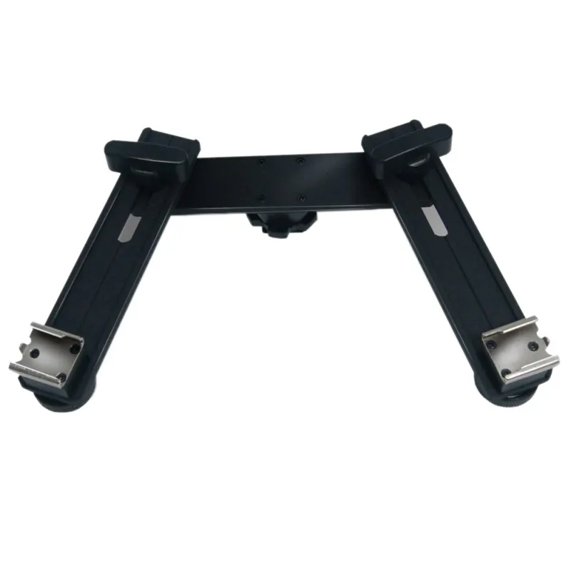 

Aluminium Universal Hot Shoe Extension Bar Mount Cold Shoe Extension Flash Bracket Dual Straight Mount Flash Bracket!