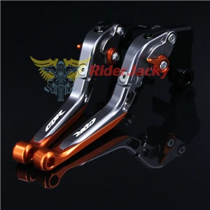 Логотип CBR Golden+ Titanium Для Honda CBR 900RR CBR900RR 1993-1999 1997 1998 Складные выдвижные рычаги тормозной муфты мотоцикла с ЧПУ - Цвет: Orange Titanium