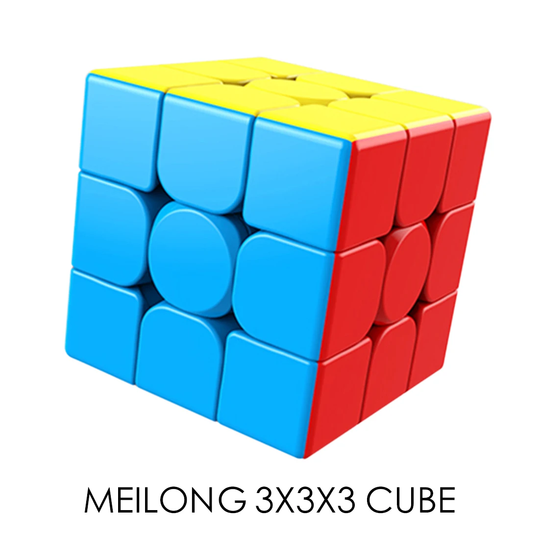 Moyu Cubing класс Meilong 3x3x3 магический куб с таймером Профессиональный стикер без соревнований головоломка скорость Cubo Magico meilong 3x3 - Цвет: meilong 3x3x3 cube