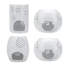 Винтажный керамический полый подсвечник, свадебный подсвечник, восковая расплава, теплые украшения для ужина при свечах, домашний декор