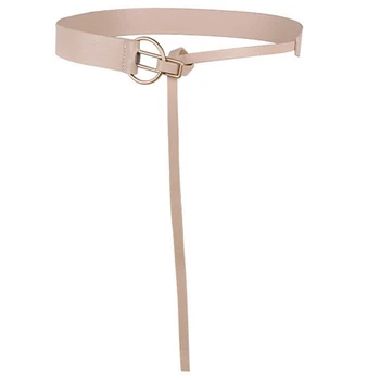 

Pu Leather Long Section Asymmetric Wide Belt Female New Fashion Trend Wild