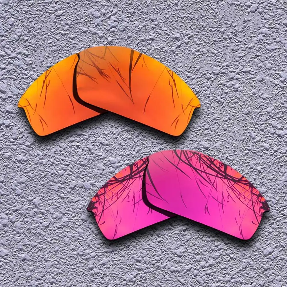 Fire Red-Red 2 пары поляризованных сменных линз для солнцезащитных очков Oakley Bottlecap-несколько вариантов - Цвет линз: Fire Red-Red