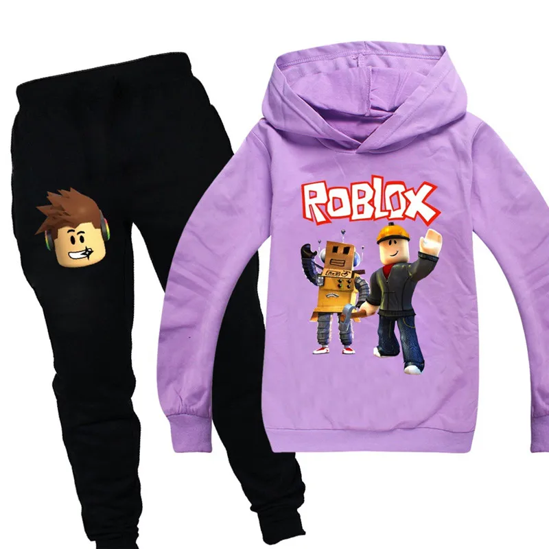 ROBLOX Leader/комплекты одежды для девочек Новинка Весенняя одежда активных Детская
