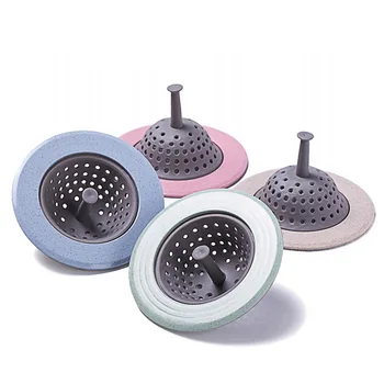 

Kitchen Strainer Sewer Filter Drainage Silicone Strong Suckers Bathroom Sink Seal and filter Floor Drain 1Pcs