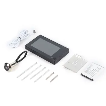 

Danmini YB-43CH 4.3 Inch Hidden Electronic Cat Eye Night Vision Video Camera Doorbell No Disturb Peephole Viewer