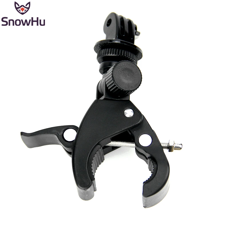 SnowHu камера DV DSLR велосипедный руль зажим Кронштейн винт с резьбой для крепления на штативе зажим штативы для Gopro Hero 8 7 6 5 4 xiaoyi GP73