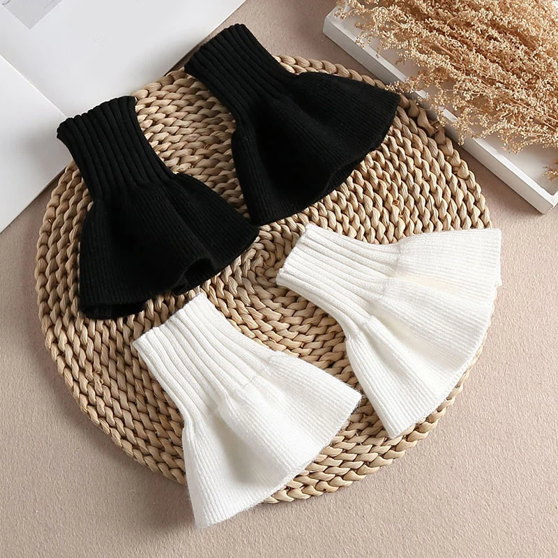 Women Detachable Sleeve Fake Cuffs Arm Warmers Female Lace Thin Pleated Sleeves Cuffs False Ruffles Wristband Decorative arm sleeves wrist warmers detachable wrist cuffs