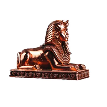 

Egypt Character Pharaoh Anubis Cleopatra Tutankhamun Sphinx Best Resin Copper Plating Art&Craft Figurines Home Decor X3640