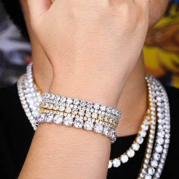 

Zciti Classic 3 Mm 5 Mm Tennis Bracelets Real 925 Silver Jewelry 5A Zironia Eternal Wedding Luxury Sterling Silver Bracelet