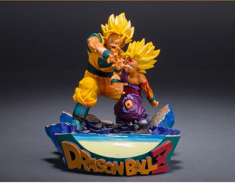 

Diffuse Dynamic Square Anime Parent-Child Shock Wave Goku + Gohan Boxed Garage Kit Model Doll