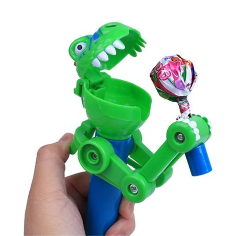 Креативный держатель для леденца, подставка для хранения, робот, инновационный артефакт, забавный, есть, леденец, робот, креативная декомпрессионная игрушка, подарки - Цвет: Зеленый