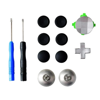 

1 in 1 Metal Alloy Analog Thumbstick D-Pad Directional Button Set for X B O X One Elite Controller with Open Tool