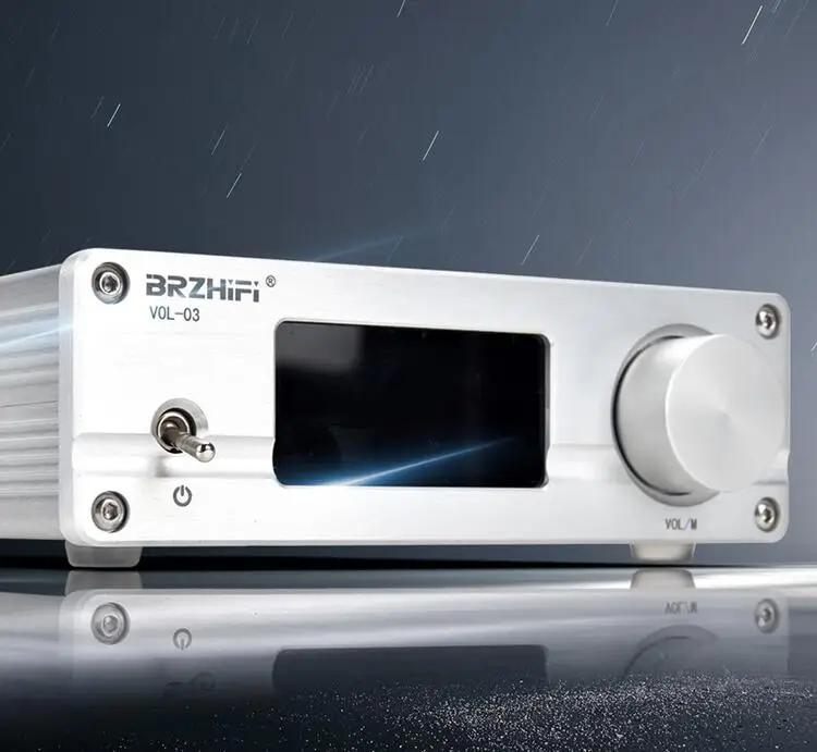 BRZHIFI VOL-03 하이파이 PGA2310 블루투스 5.0 원격 볼륨 프리 앰프 5 웨이 무손실 - 티몬