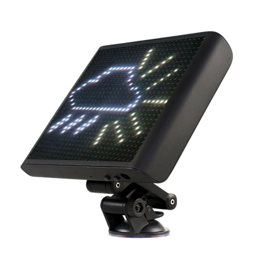 

Smiley Face Emoji Led Car Display Sign Screen Bluetooth Full Color 12V Animation