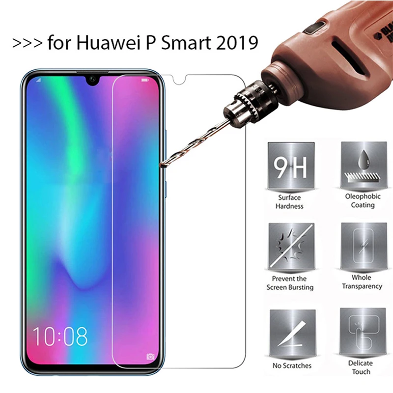 2.5D 9H закаленное стекло для huawei P Smart Plus Защитная пленка для экрана для huawei P Smart защитное стекло