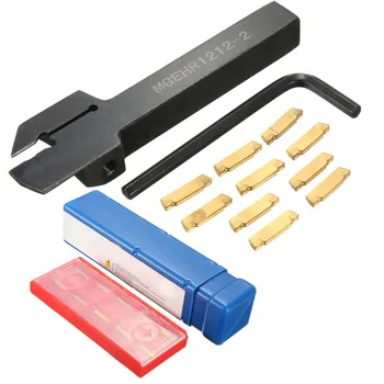

MGEHR 1212-2 12x12x100mm Grooving Tool Holder With 10pcs MGMN200 Inserts Sets