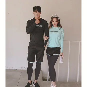 

Swimwear Women Tankini Plus Size Rashguard Female Swimsuit Separate Korea Set Suits Surfing Diving Suit Hot Solid Cotton Sierra