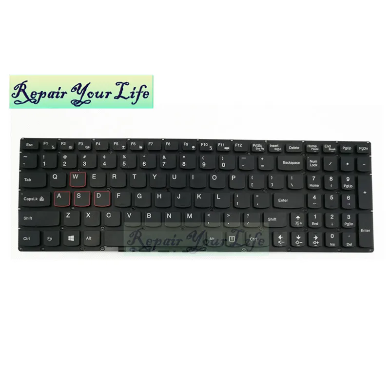 Оригинальные запасные клавиатуры для Lenovo Y700-15 17 15isk 15ikb 17ISK Series Клавиатура