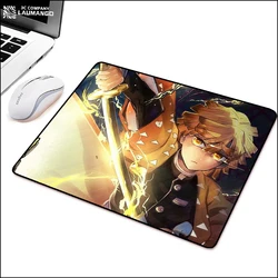 Jogo portátil gamer demon slayer kimetsu não yaiba teclado almofada mouse xxl mousepad empresa mesa de trabalho tapete do computador