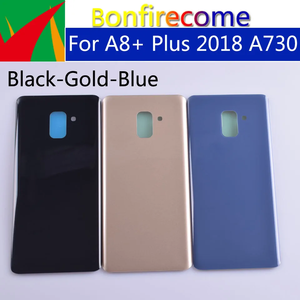 

10pcs\lot For Samsung Galaxy A8+ Plus 2018 A730 SM-A730F A730DS A730F Housing Back Battery Cover Case Rear Door Chassis Shell
