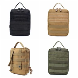 Outdoor Tactical Hand Bag Nylon Waterproof First Aid Life Bag MOLLE Accessory Bag To Store Medical Waist Bag