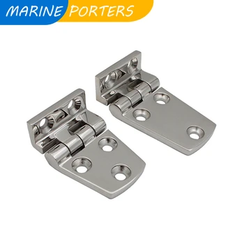 

2PC Hinges For Flush Hatch Butt Hinges Stainless Steel For Yacht Boat Sailing Rv Accessories Camping Car Camper Van Parts Marine