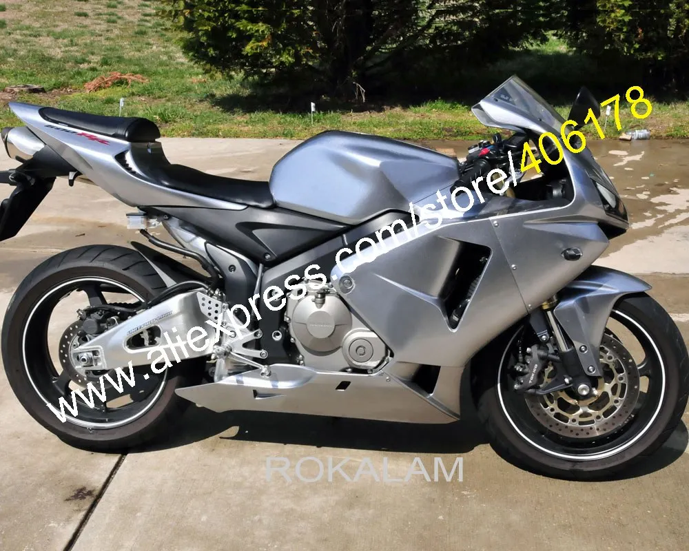 Для Honda CBR600RR F5 2005 2006 CBR 600RR 05 06 полностью серебристый корпус ABS Мотоциклетный