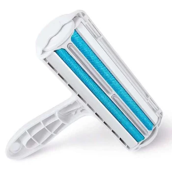 

Pet Hair Roller Reusable Plastic Fur Roller Self-Cleaning Cotton Wool Removal Comb Epilator Fleece Cleaning Brush Pet Dog Cat