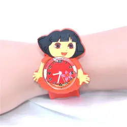 Милые детские часы для девочек, силиконовые часы для девочек, подарок на Рождество