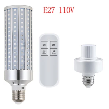 

E27-198D-60W Intelligent Remote Control Ultraviolet Disinfection Corn Lamp With Remote Control Smart Timing LED