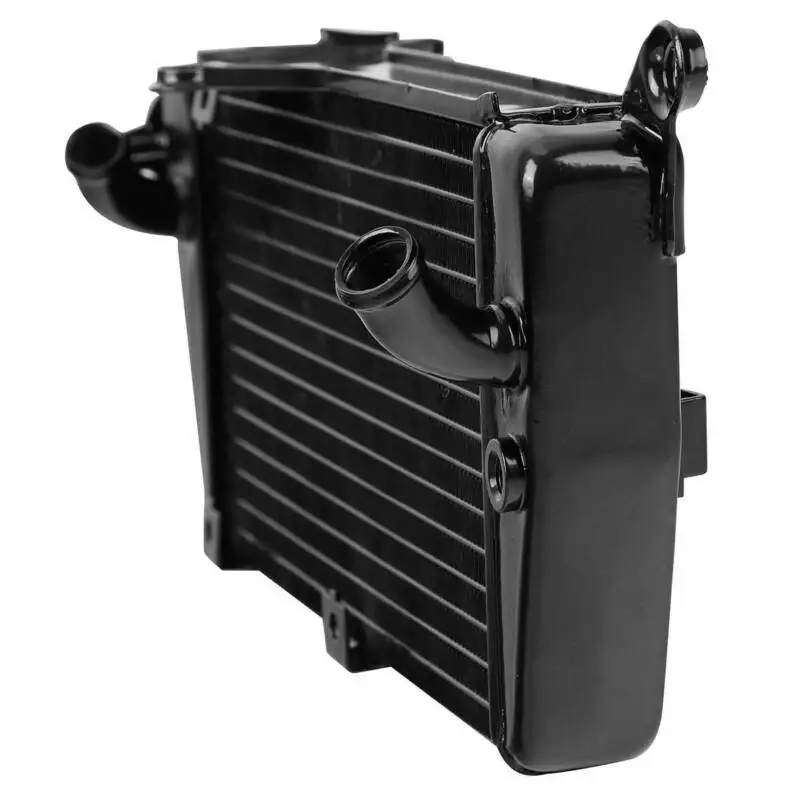 Черный радиатор двигателя в сборе для Kawasaki KL650 87 07 KLR650 91 07|Охлаждение и аксессуары|
