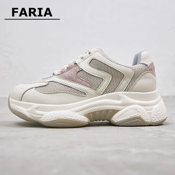 

2020 breathable shoes flat platform Trainers Women's loafers women chunky sneakers women sneakers spring summer off white shoes