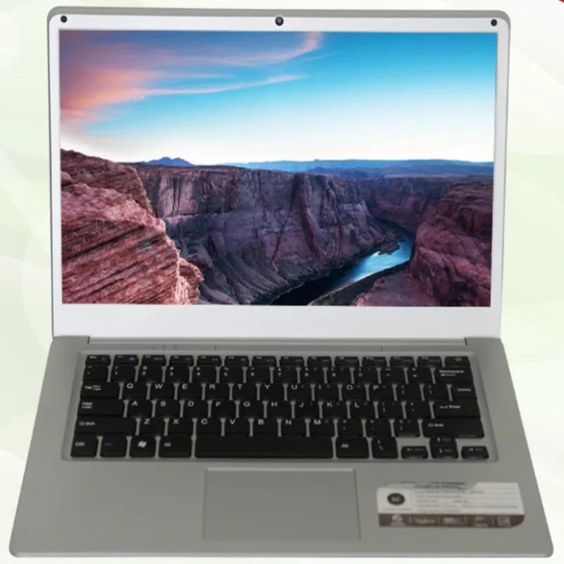 Ноутбук Win10 1" ультратонкий 1366x768P Atom X5-Z8350 Четырехъядерный 4 Гб ram+ 64 Гб EMMC+ 64 ГБ U Drive ноутбуки WiFi, HDMI в продаже - Цвет: SILVER