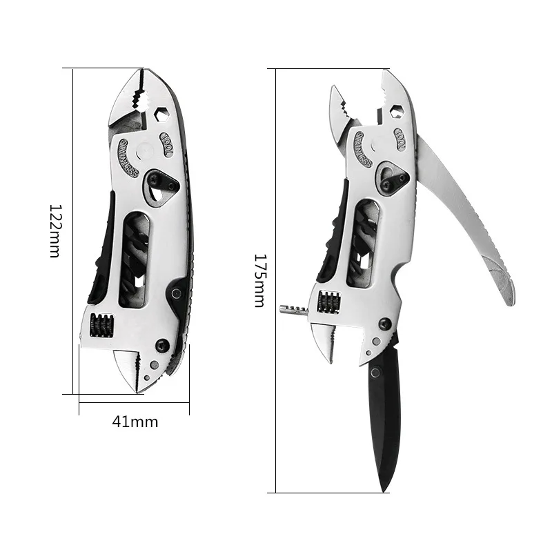 Multifunctional-9-In-1-Keychain-Plier-Screwdriver-Pocket-Tools-Outdoor-Camping-Multi-purpose-Pliers-and-Wrench