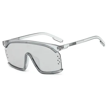 

2020 Oversized Woman Personalized Conjoined Sun Glasses Men's Fashion Goggles Women's Sunglasses Club Decoration Sunglasses