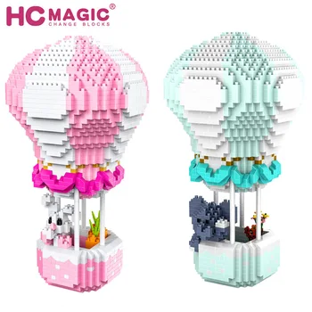 

Diamond Blocks NO Compatible Legoed Hot Air Balloon Micro Toys Cartoon Diamond Mini Micro Blocks Building Bricks Game Kids Toys