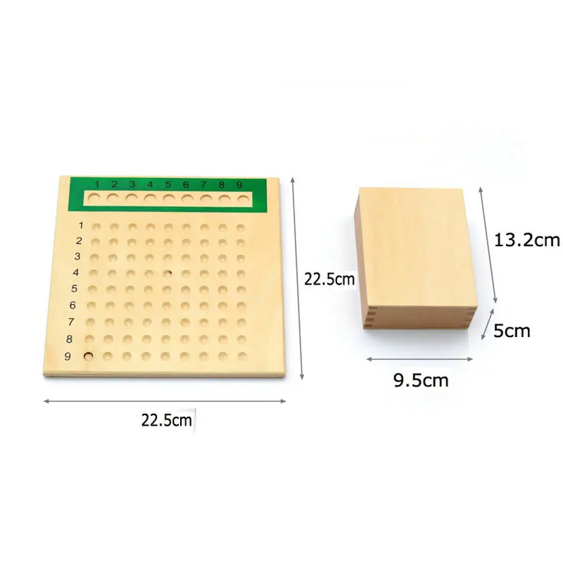 Детские Деревянные Монтессори обучения размножение доска разделения детей Профессиональный помощь ребенка обучения математические операции