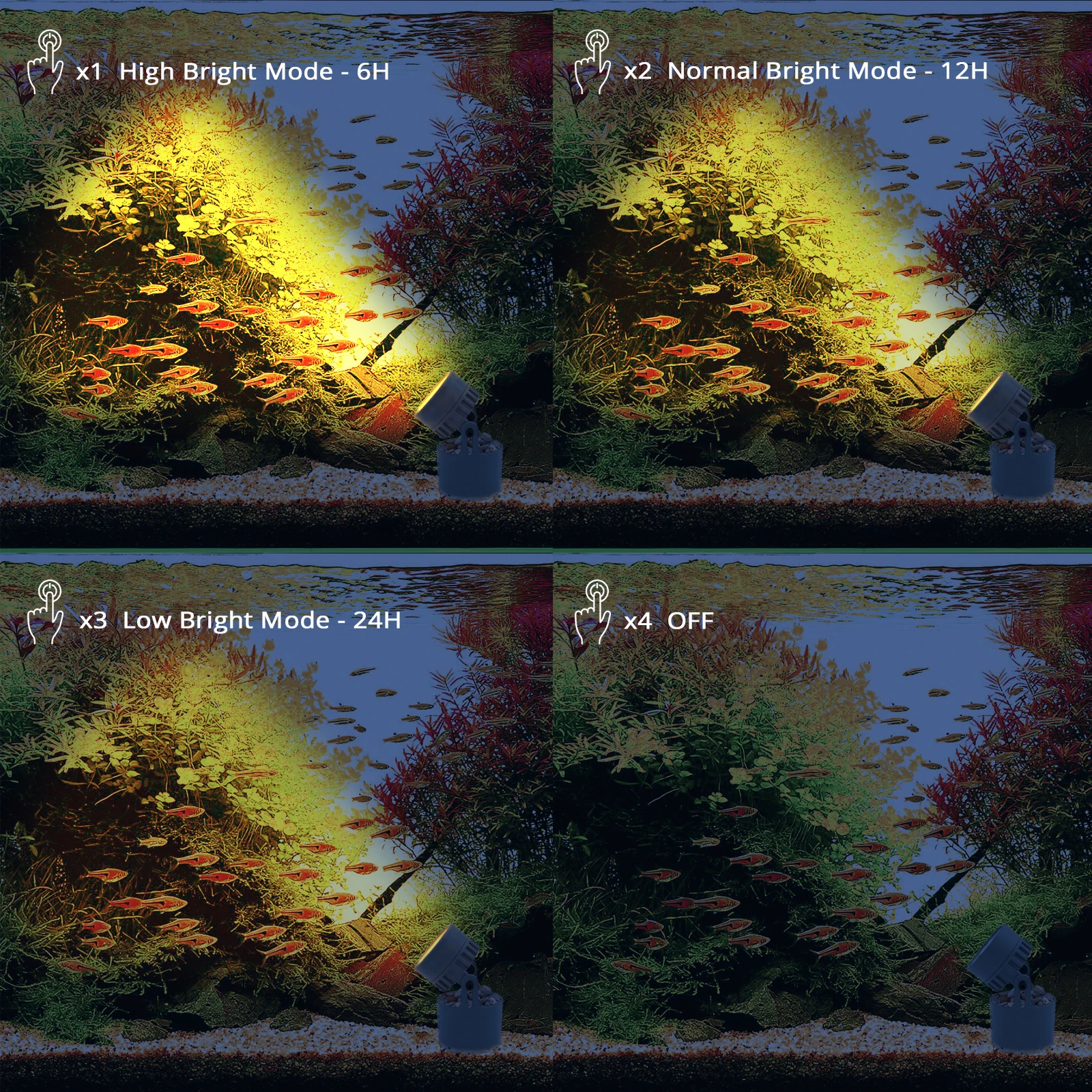 Solar Underwater Submersible Pond Light 5