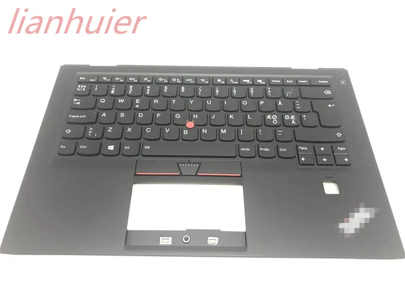 norweigb датский скандинавский клавиатура с подсветкой и Упор для рук для Thinkpad X1 Carbon 4th C крышка подсветка Teclado 01AW974