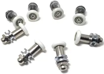 

Shower room 20/23/25/27mm OD pulley roller for sliding glass door wheels nylon roller copper wheel bathroom roller wheel