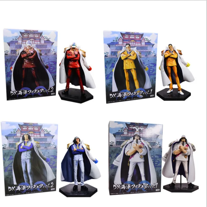 

Anime Garage Kit One Piece Navy Three Generals + Warring States Greenish Blue Pheasant Red Dog Yellow Ape Selectable Boxed Model