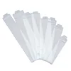 100pcs pvc Ziplock packaging bag plastic transparent frosted watch  eyebrow pencil sample card head self-sealing tableware bag 2