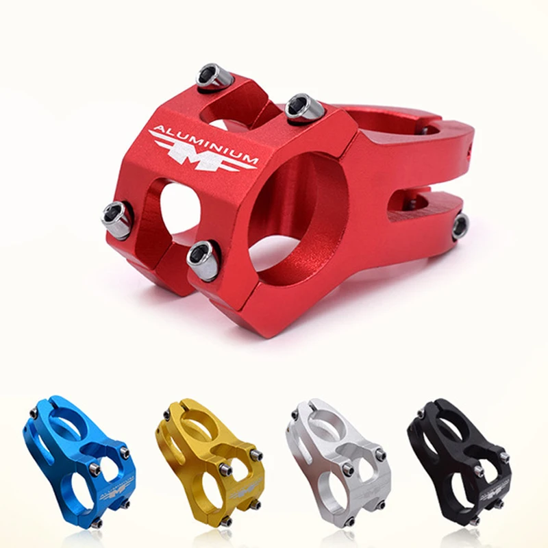 

1pcs Bicycle Bike Handle Stem Riser Cycling Road Short Handlebar BMX 31.8mm Short Handle Stem Bike Handlebar Stem Handlebar Stem