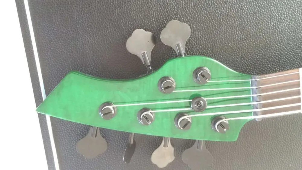 2016 новинка + фабрика Ernie Ball Music Man морской скат BONGO Bass Металлический Зеленый 6 струн