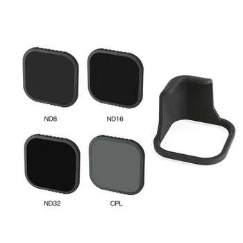 

Oilproof Camera Lens Filter Set Black Square CPL ND Optical Glass Anti Scratch Magnetic Buckle Photograph For GoPro Hero 8