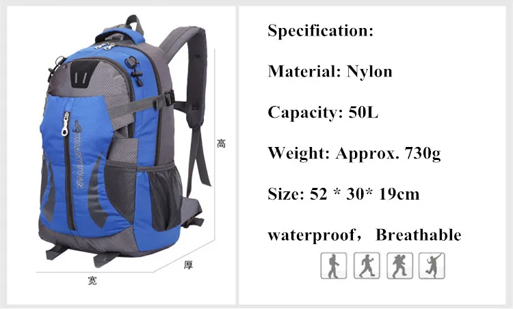 Путешествия альпинистские рюкзаки мужские женские сумки для ноутбуков водонепроницаемый 30L походный рюкзак уличная спортивная сумка рюкзак для кемпинга