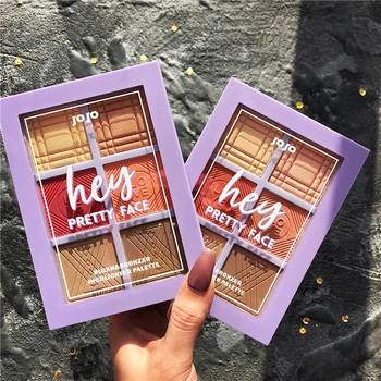 

Face Highlighter Palette Eyeshadow Palette Face Contour Powder Makeup Highlight Bronzer Palette Cheek Blusher Blush Palette